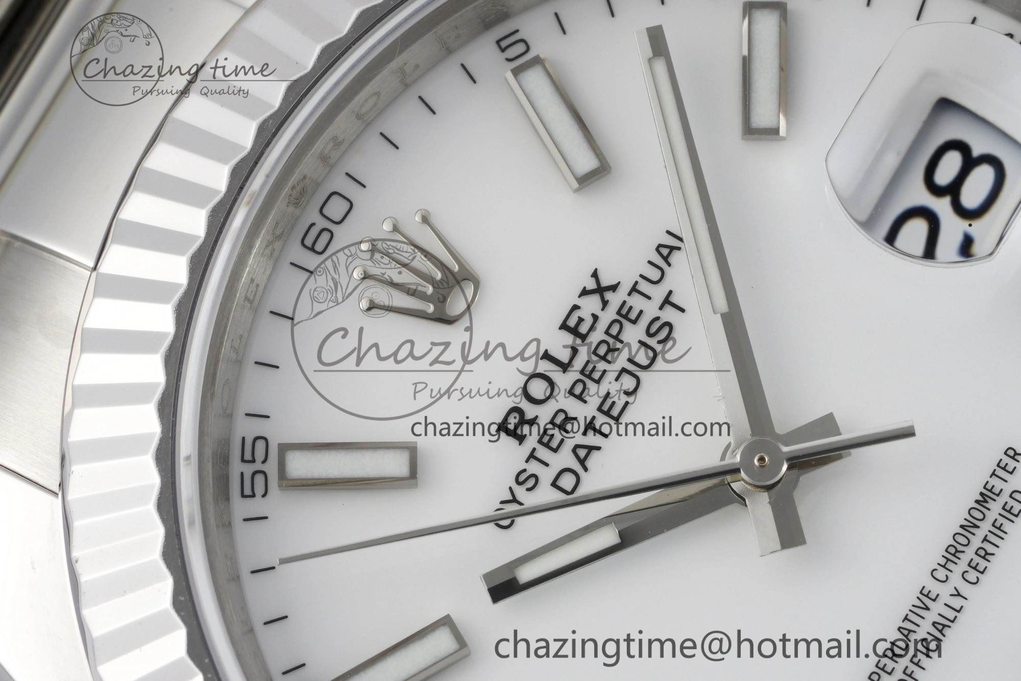 Resilient DateJust 41 SS Fluted Bezel KING 1:1 Best Edition 904L Steel White Dial on Oyster Bracelet VR 2219