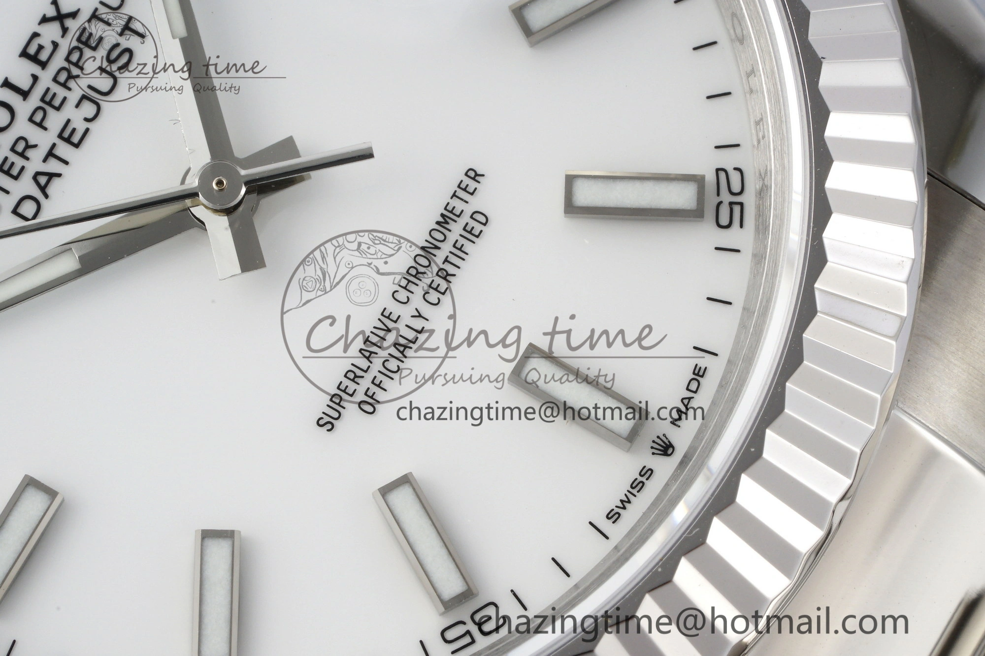 Resilient DateJust 41 SS Fluted Bezel KING 1:1 Best Edition 904L Steel White Dial on Oyster Bracelet VR 2219