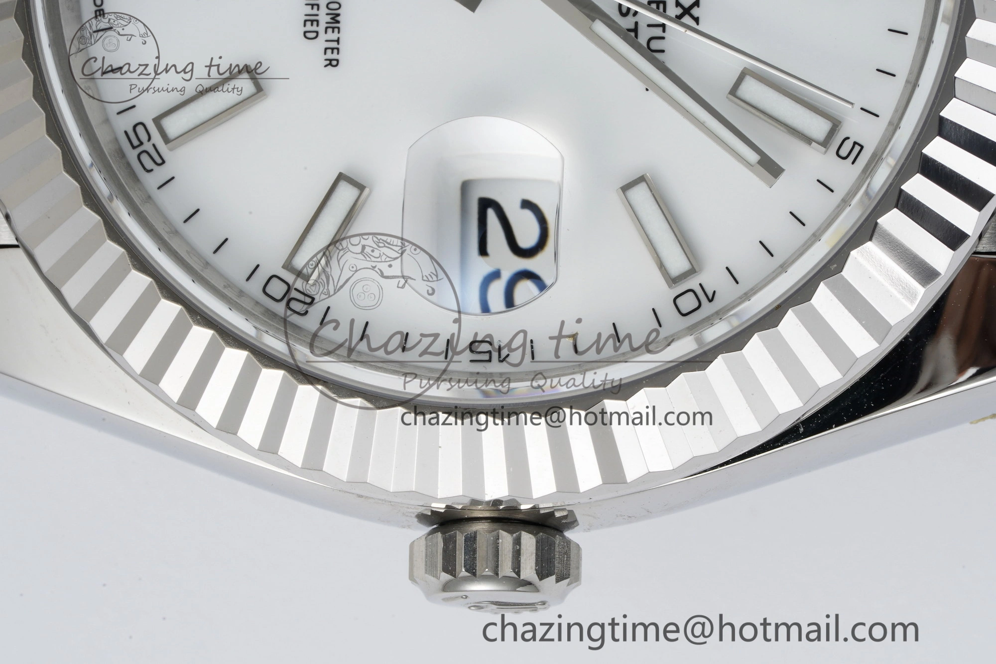 DateJust 41 SS Fluted Bezel KING 1:1 Best Edition 904L Steel White Stick Dial on Jubilee Bracelet VR Compact 2202