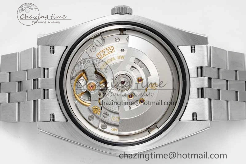 DateJust 41 SS JDF 1:1 Best Edition 904L Steel Blue Stick Dial on SS Jubilee Bracelet VR3235 V GoAnywhere 2115