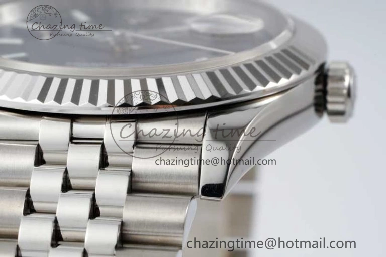 DateJust 41 SS JDF 1:1 Best Edition 904L Steel Blue Stick Dial on SS Jubilee Bracelet VR3235 V GoAnywhere 2115