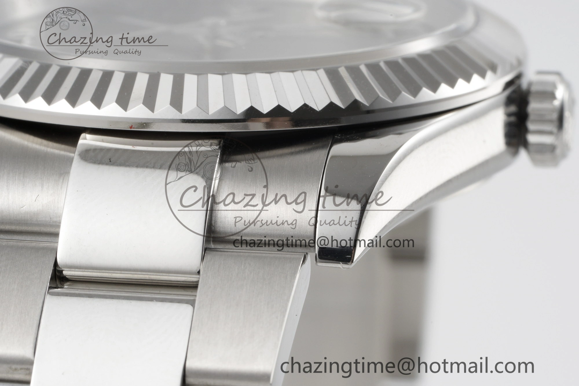 Premium DateJust 41 SS JDF 904L Steel Green Sundust Dial Arabic Markers on Oyster Bracelet VR3235 V 2238