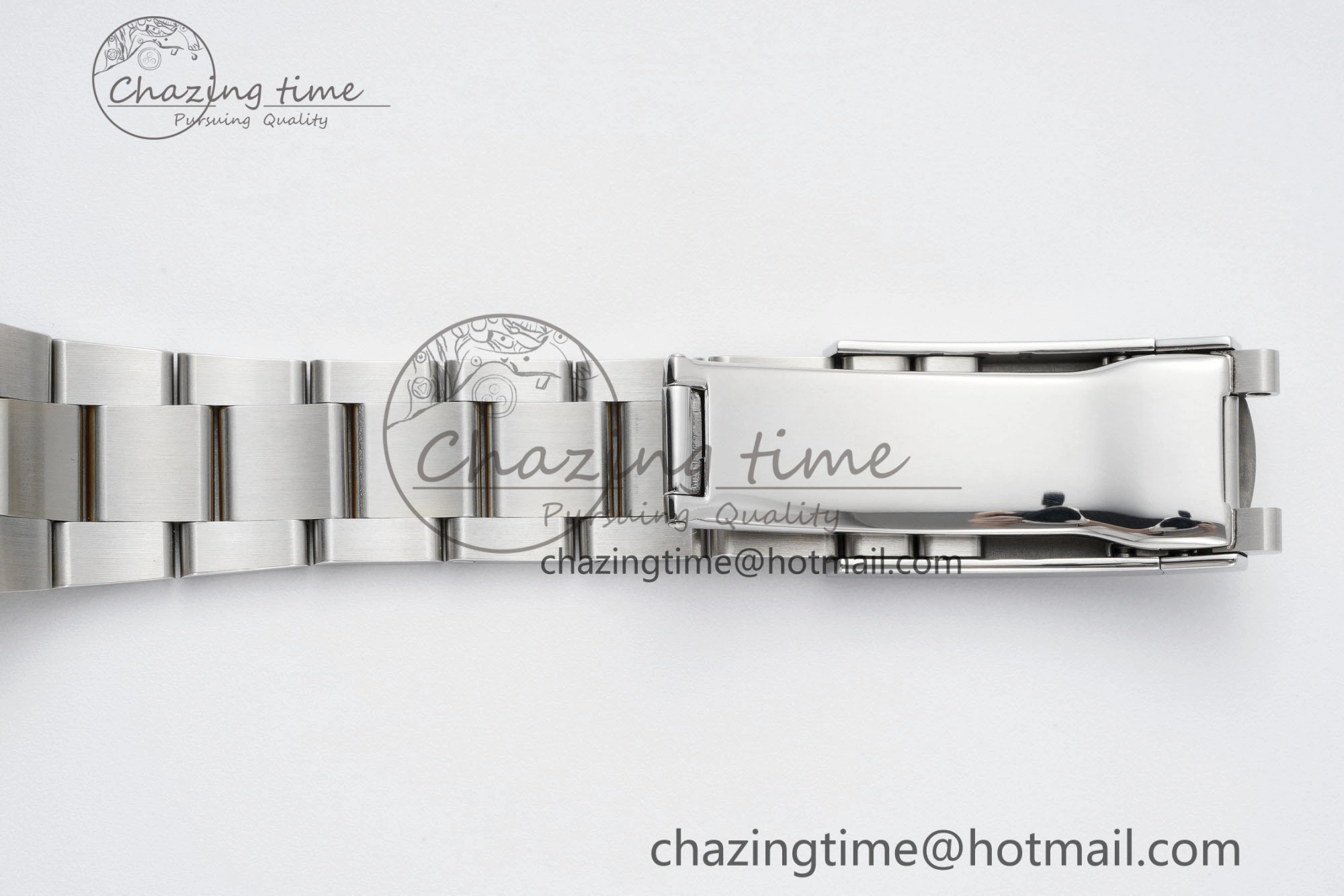 Sleek DateJust 41 SS Polished Bezel KING 1:1 Best Edition 904L Steel Gray Dial Green Roman on Oyster Bracelet VR 2163