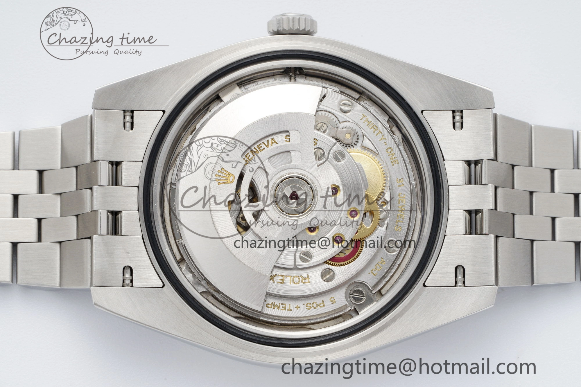 BestValue DateJust 41 SS Polished Bezel KING 1:1 Best Edition 904L Steel Gray Green Roman Dial on Jubilee Bracelet VR 2206