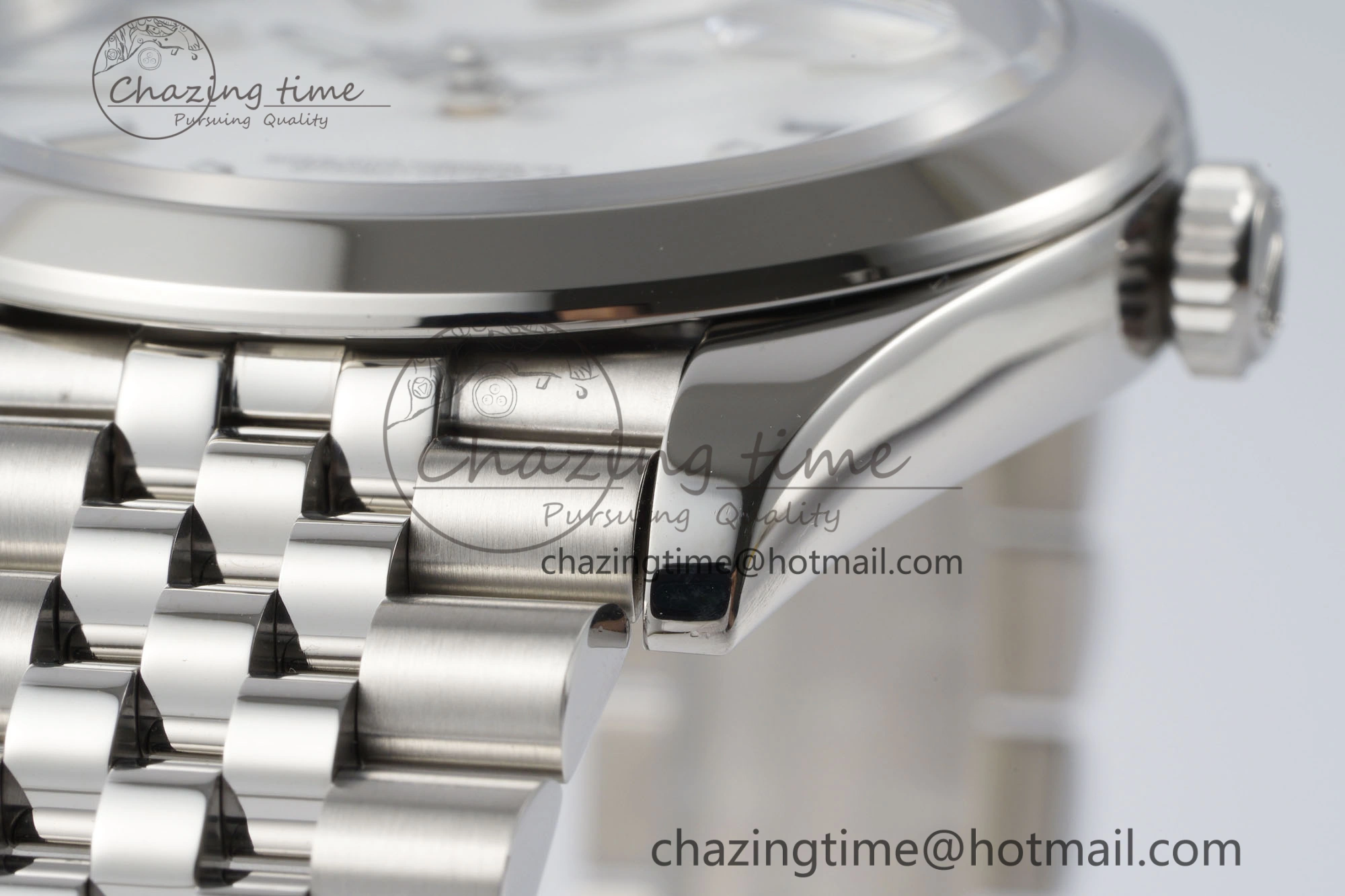 DateJust 41 SS Polished Bezel KING 1:1 Best Edition 904L Steel White Stick Dial on Jubilee Bracelet VR FreshLook 2160