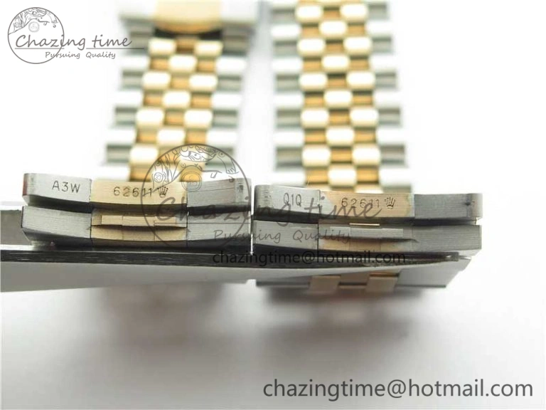 DateJust 41 SS RG 126333 Fluted Bezel DJF Best Edition 904L Steel Gray Dial Green Roman Markers on Jubilee Bracelet A Stylish 10556