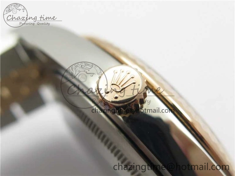 DateJust 41 SS RG 126333 Fluted Bezel DJF Best Edition 904L Steel Gray Dial Green Roman Markers on Jubilee Bracelet A Stylish 10556
