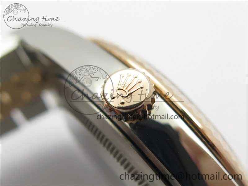 DateJust 41 SS RG 126333 Fluted Bezel DJF Best Edition 904L Steel Gray Dial Green Roman Markers on Jubilee Bracelet A Stylish 10556