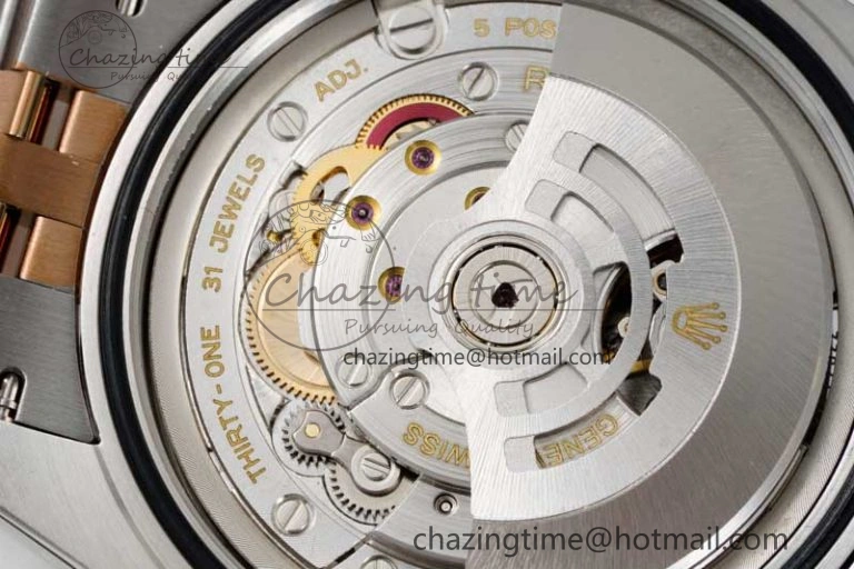Affordable DateJust 41 SS RG JDF 1:1 Best Edition 904L Steel Brown Diamonds Dial on SS RG Jubilee Bracelet VR3235 V 2114