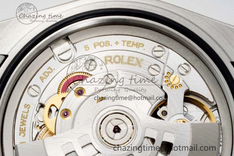 Affordable DateJust 41 SS RG JDF 1:1 Best Edition 904L Steel Brown Diamonds Dial on SS RG Jubilee Bracelet VR3235 V 2114