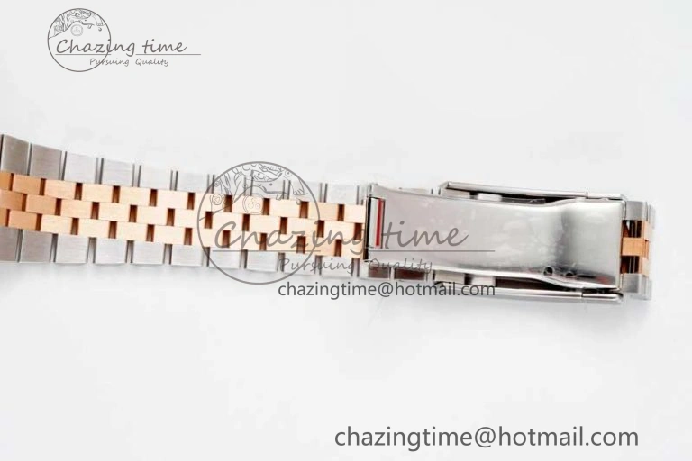 Affordable DateJust 41 SS RG JDF 1:1 Best Edition 904L Steel Brown Diamonds Dial on SS RG Jubilee Bracelet VR3235 V 2114