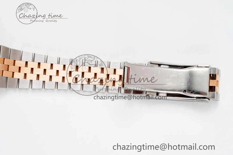 Affordable DateJust 41 SS RG JDF 1:1 Best Edition 904L Steel Brown Diamonds Dial on SS RG Jubilee Bracelet VR3235 V 2114
