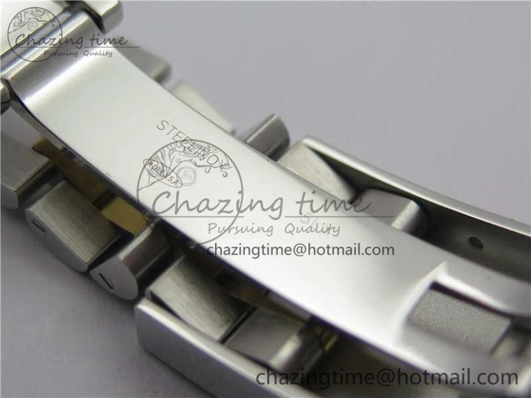Breathable DateJust 41 SS YG 126333 Fluted Bezel DJF Best Edition 904L Steel Gray Dial Green Roman Markers on Jubilee Bracelet A 3194