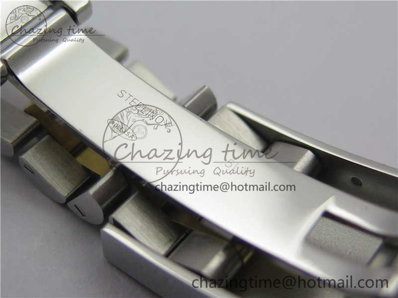 Breathable DateJust 41 SS YG 126333 Fluted Bezel DJF Best Edition 904L Steel Gray Dial Green Roman Markers on Jubilee Bracelet A 3194