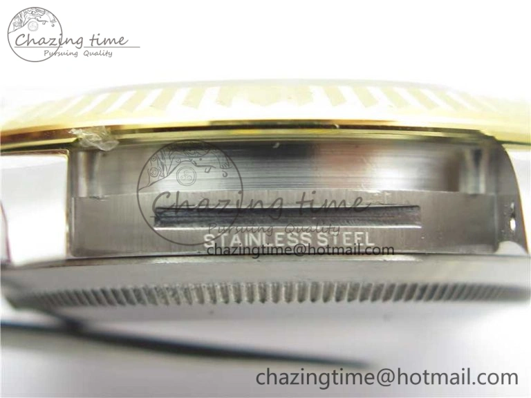 Breathable DateJust 41 SS YG 126333 Fluted Bezel DJF Best Edition 904L Steel Gray Dial Green Roman Markers on Jubilee Bracelet A 3194