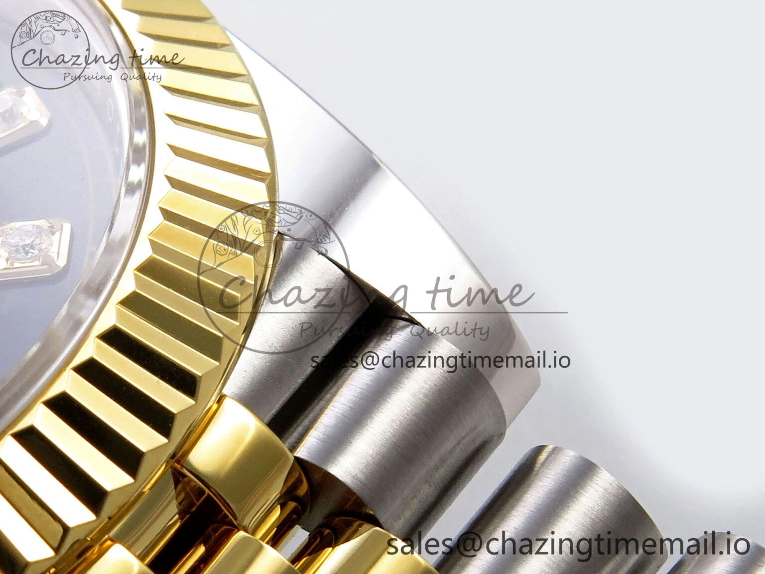DateJust 41 SS YG ARF 1:1 Best Edition 904L Steel Black Diamonds Dial on Jubilee Bracelet SH3235 (Gain Weight) Tailored 1224
