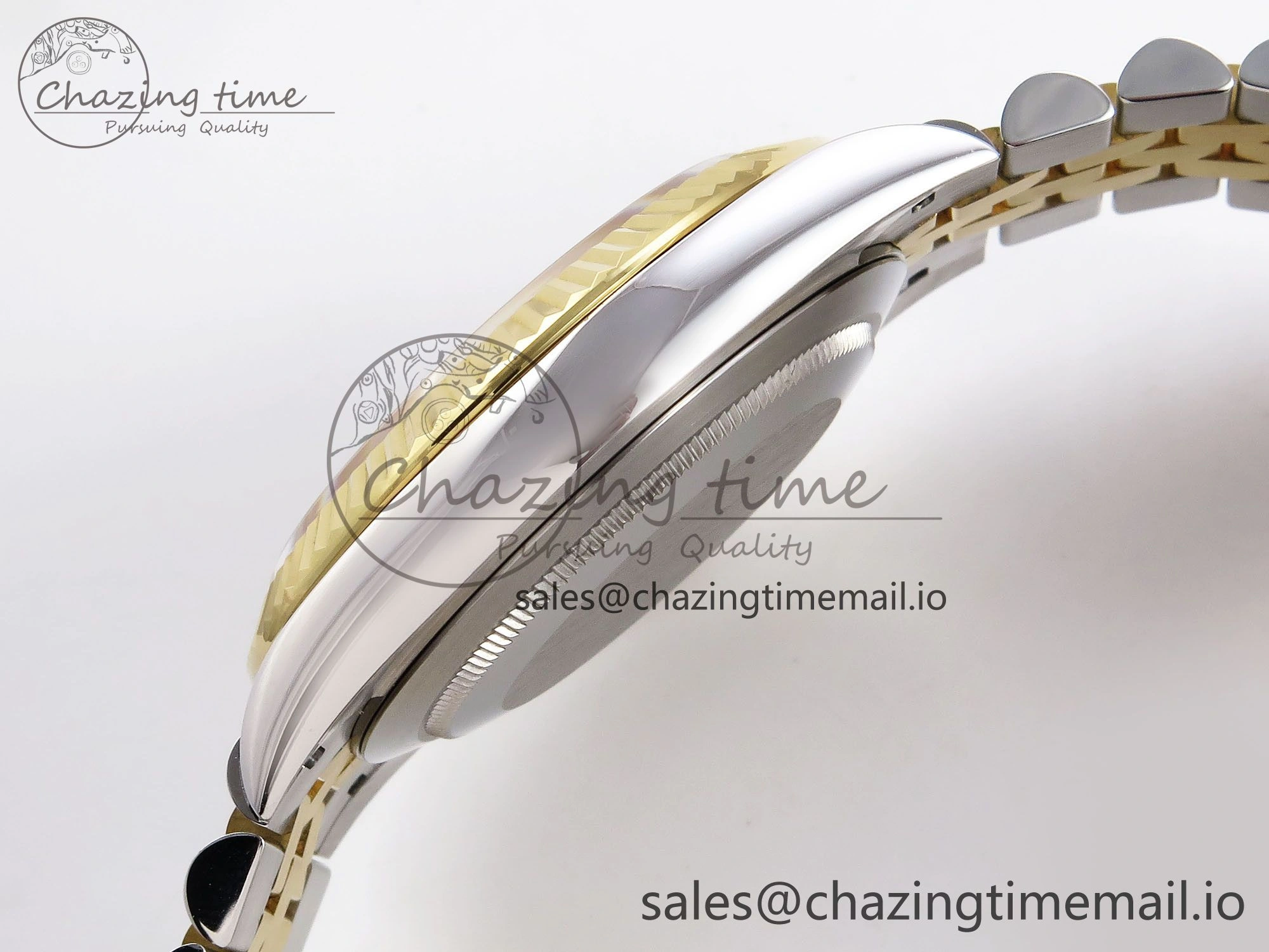DateJust 41 SS YG ARF 1:1 Best Edition 904L Steel Gray Green Roman Dial on Jubilee Bracelet SH Timeless 1245
