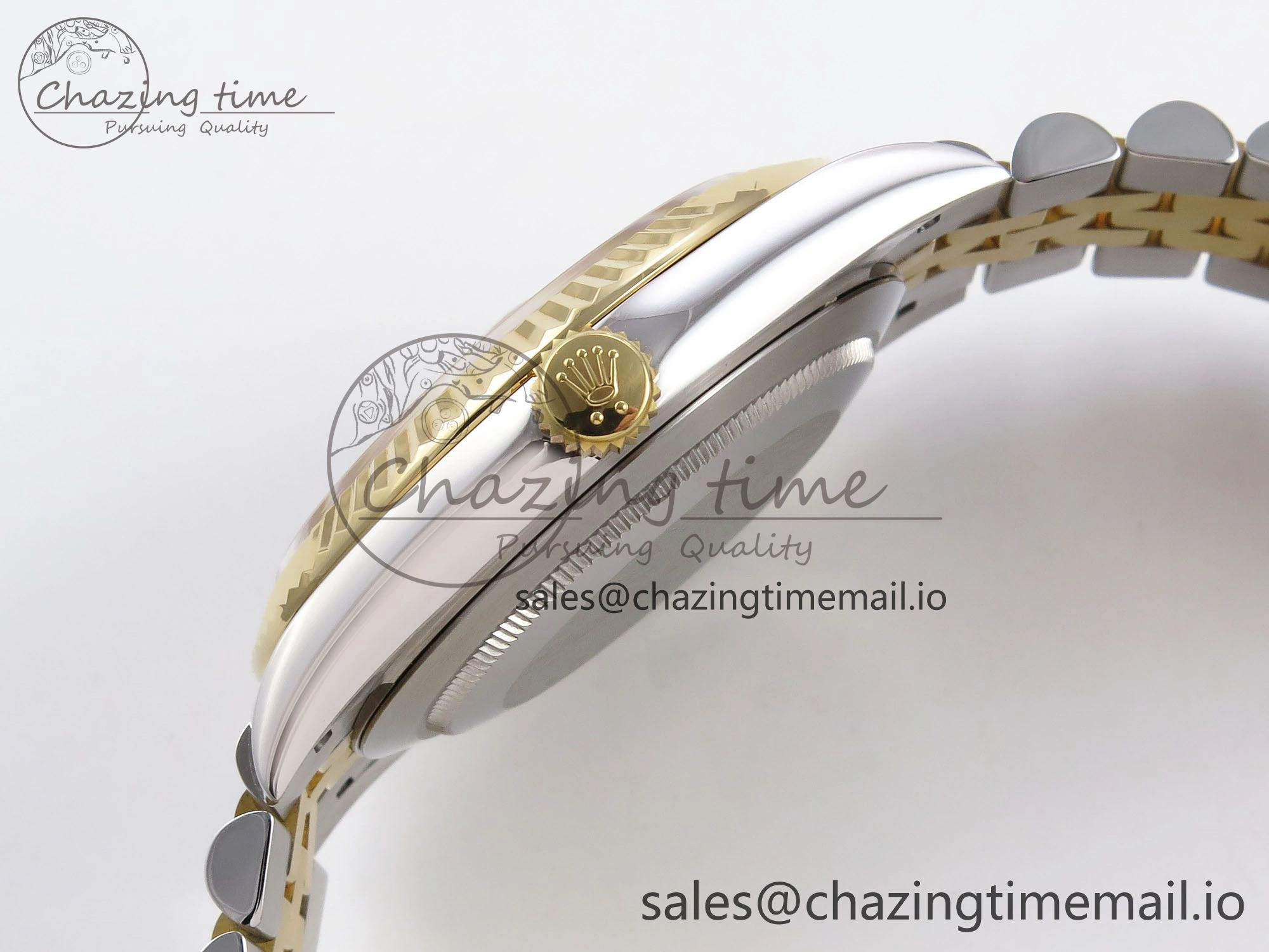 DateJust 41 SS YG ARF 1:1 Best Edition 904L Steel Gray Green Roman Dial on Jubilee Bracelet SH Timeless 1245
