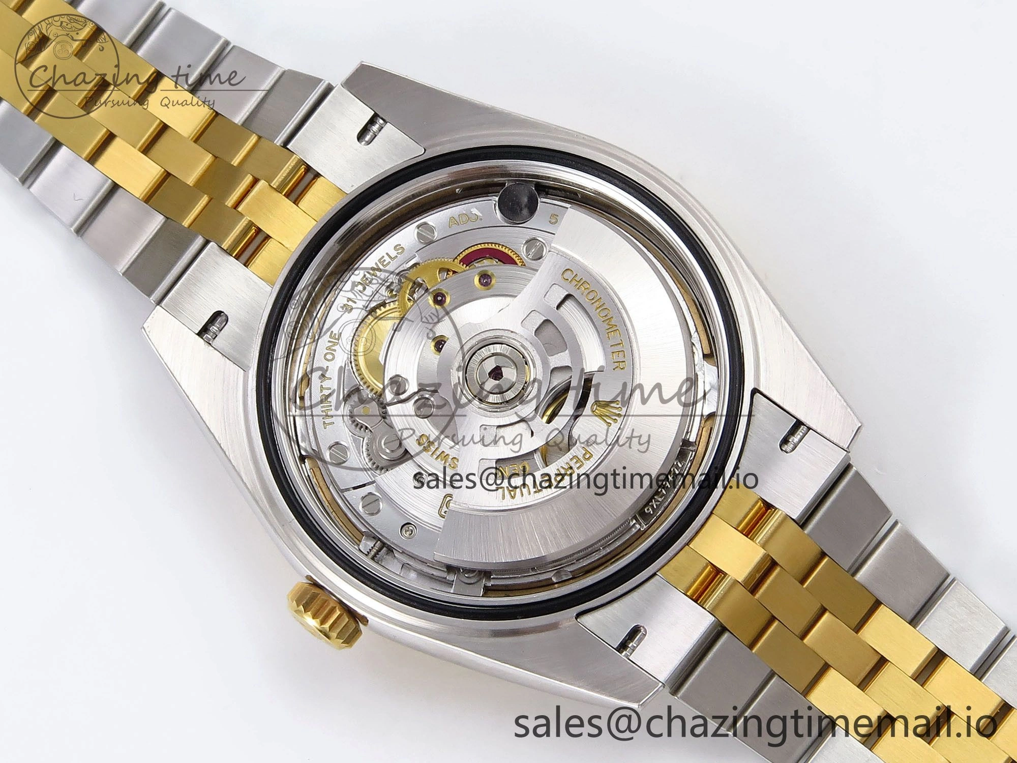 DateJust 41 SS YG ARF 1:1 Best Edition 904L Steel Gray Green Roman Dial on Jubilee Bracelet SH Timeless 1245