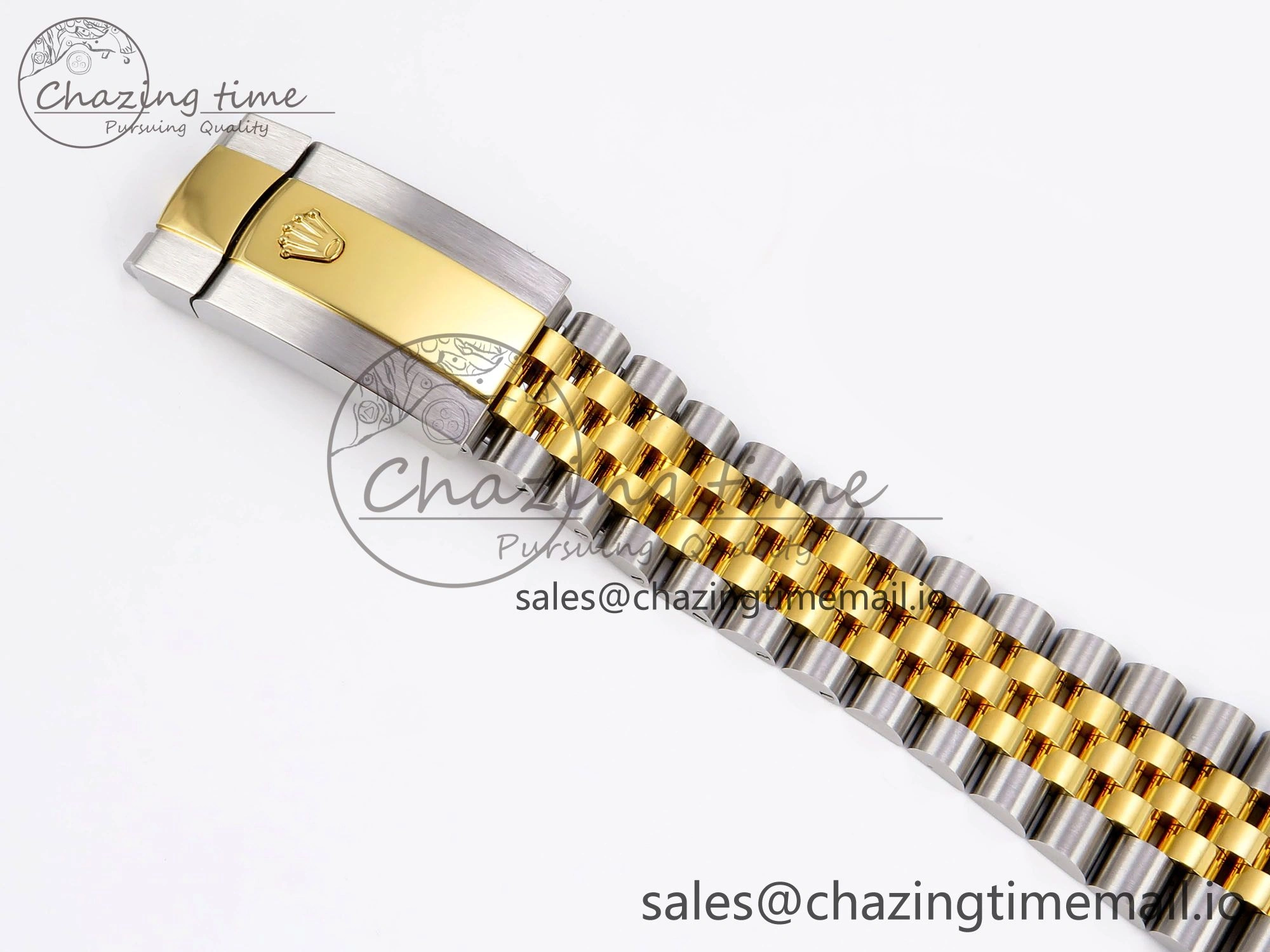 DateJust 41 SS YG ARF 1:1 Best Edition 904L Steel Gray Green Roman Dial on Jubilee Bracelet SH Timeless 1245