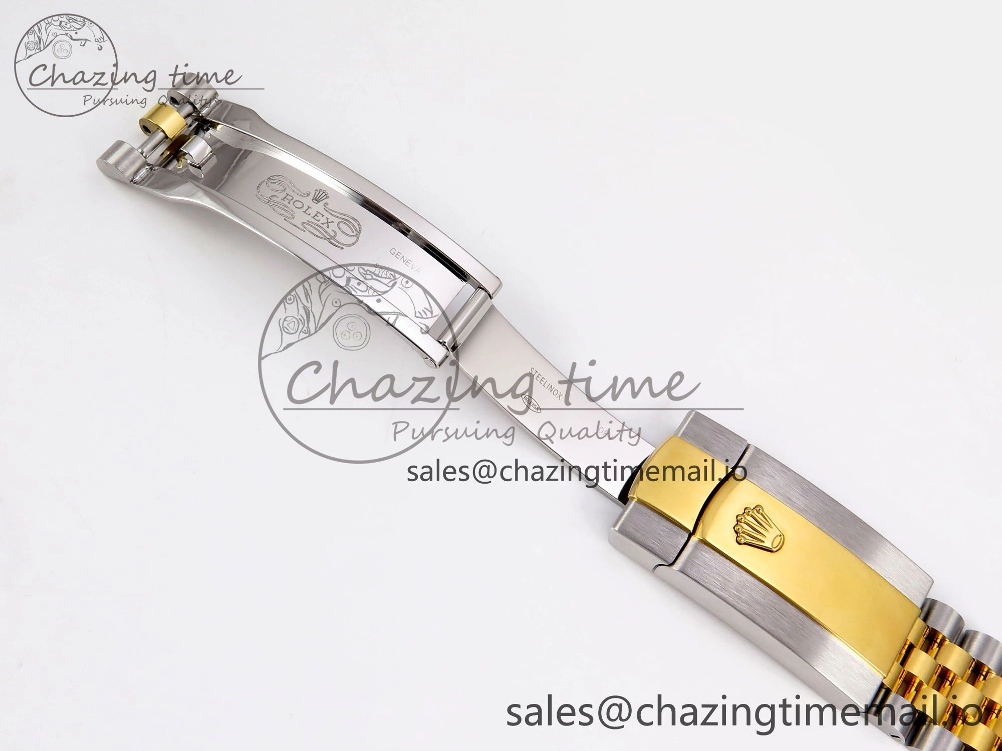 DateJust 41 SS YG ARF 1:1 Best Edition 904L Steel Gray Green Roman Dial on Jubilee Bracelet SH Timeless 1245