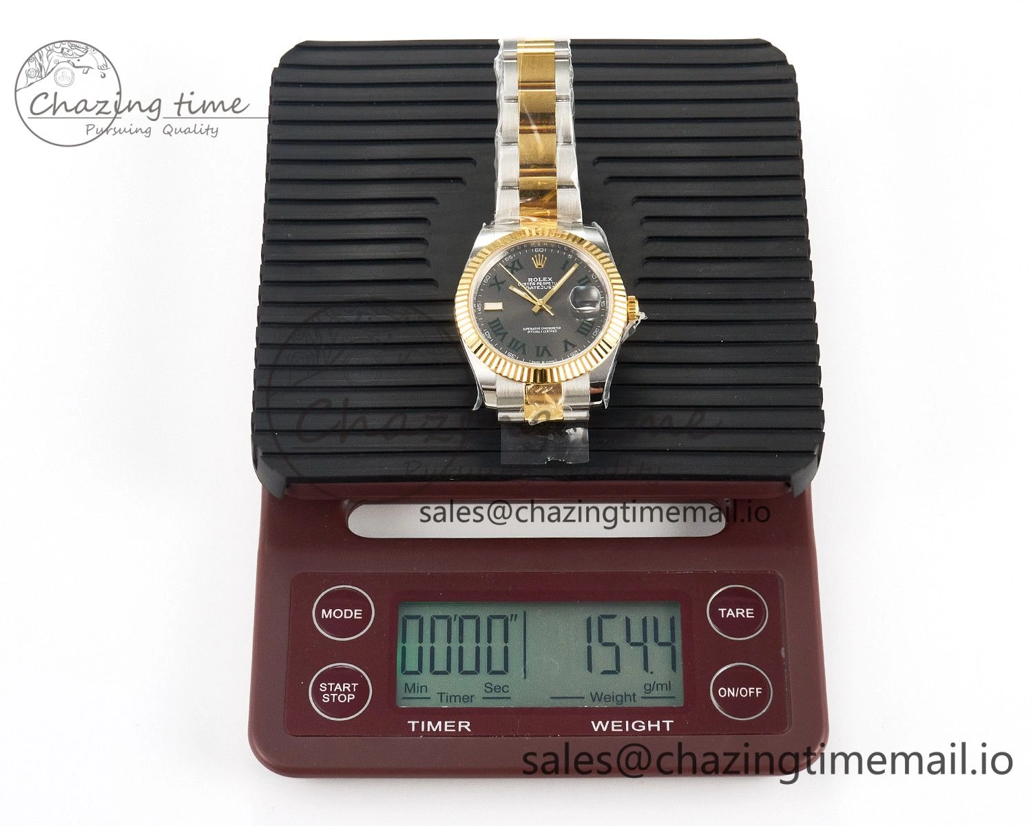 DateJust 41 SS YG ARF 1:1 Best Edition 904L Steel Gray Green Roman Dial on Oyster Bracelet SH3235 (Gain Weight) Sophisticated 1229
