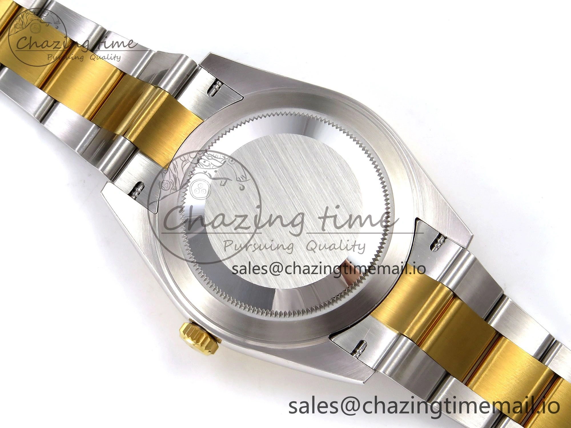 DateJust 41 SS YG ARF 1:1 Best Edition 904L Steel Gray Green Roman Dial on Oyster Bracelet SH Reliable 1254