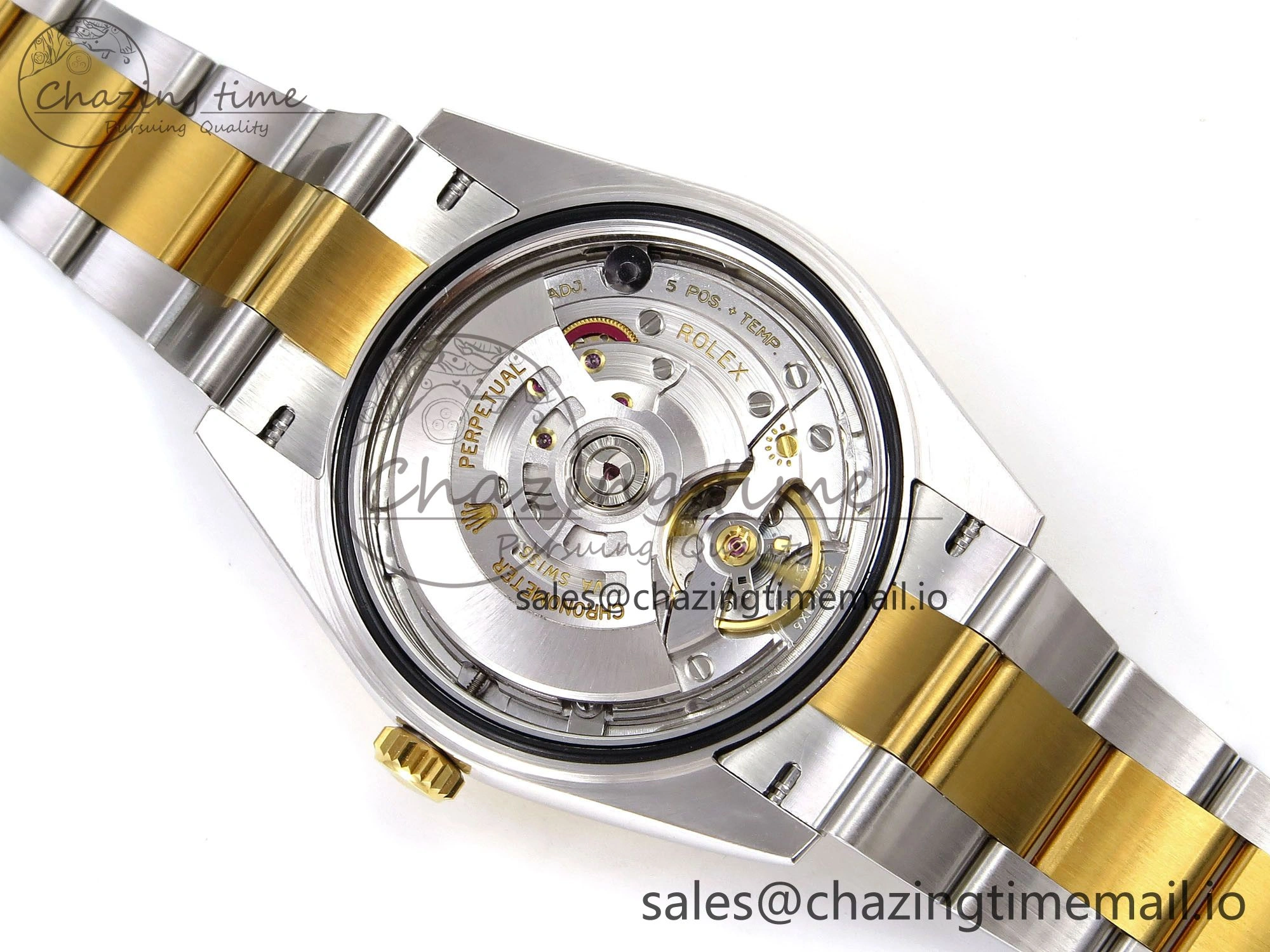 DateJust 41 SS YG ARF 1:1 Best Edition 904L Steel Gray Green Roman Dial on Oyster Bracelet SH Reliable 1254