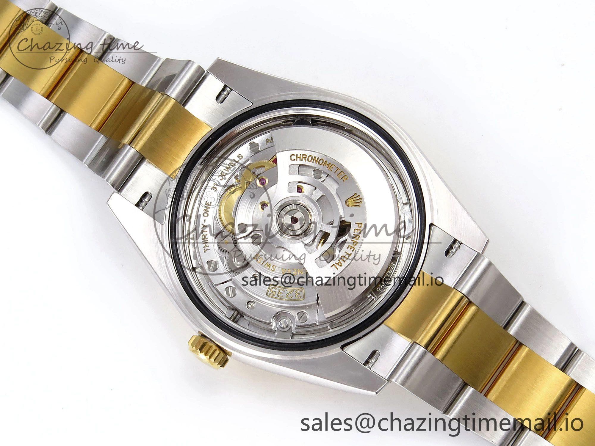 DateJust 41 SS YG ARF 1:1 Best Edition 904L Steel Gray Green Roman Dial on Oyster Bracelet SH Reliable 1254