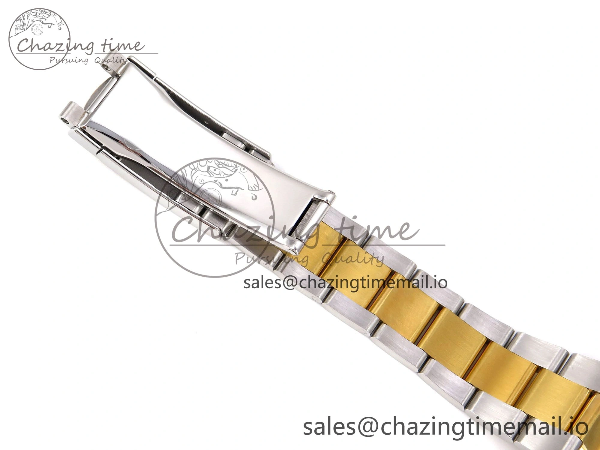 DateJust 41 SS YG ARF 1:1 Best Edition 904L Steel Gray Green Roman Dial on Oyster Bracelet SH Reliable 1254