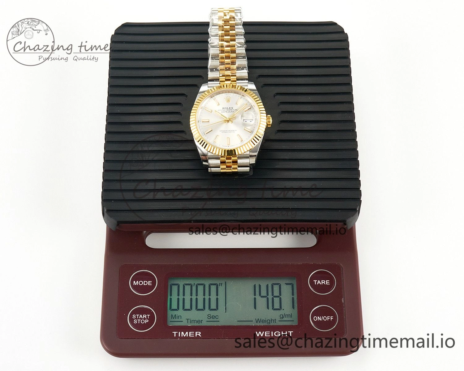 DateJust 41 SS YG ARF 1:1 Best Edition 904L Steel Silver Stick Dial on Jubilee Bracelet SH3235 (Gain Weight) Flexible 1227