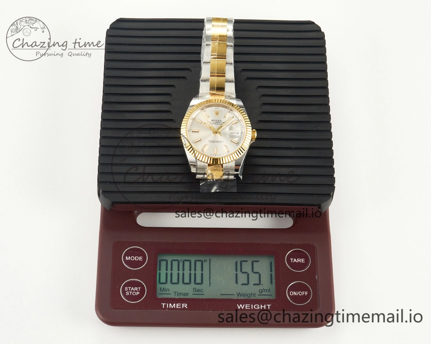 Sustainable DateJust 41 SS YG ARF 1:1 Best Edition 904L Steel Silver Stick Dial on Oyster Bracelet SH3235 (Gain Weight) 1234