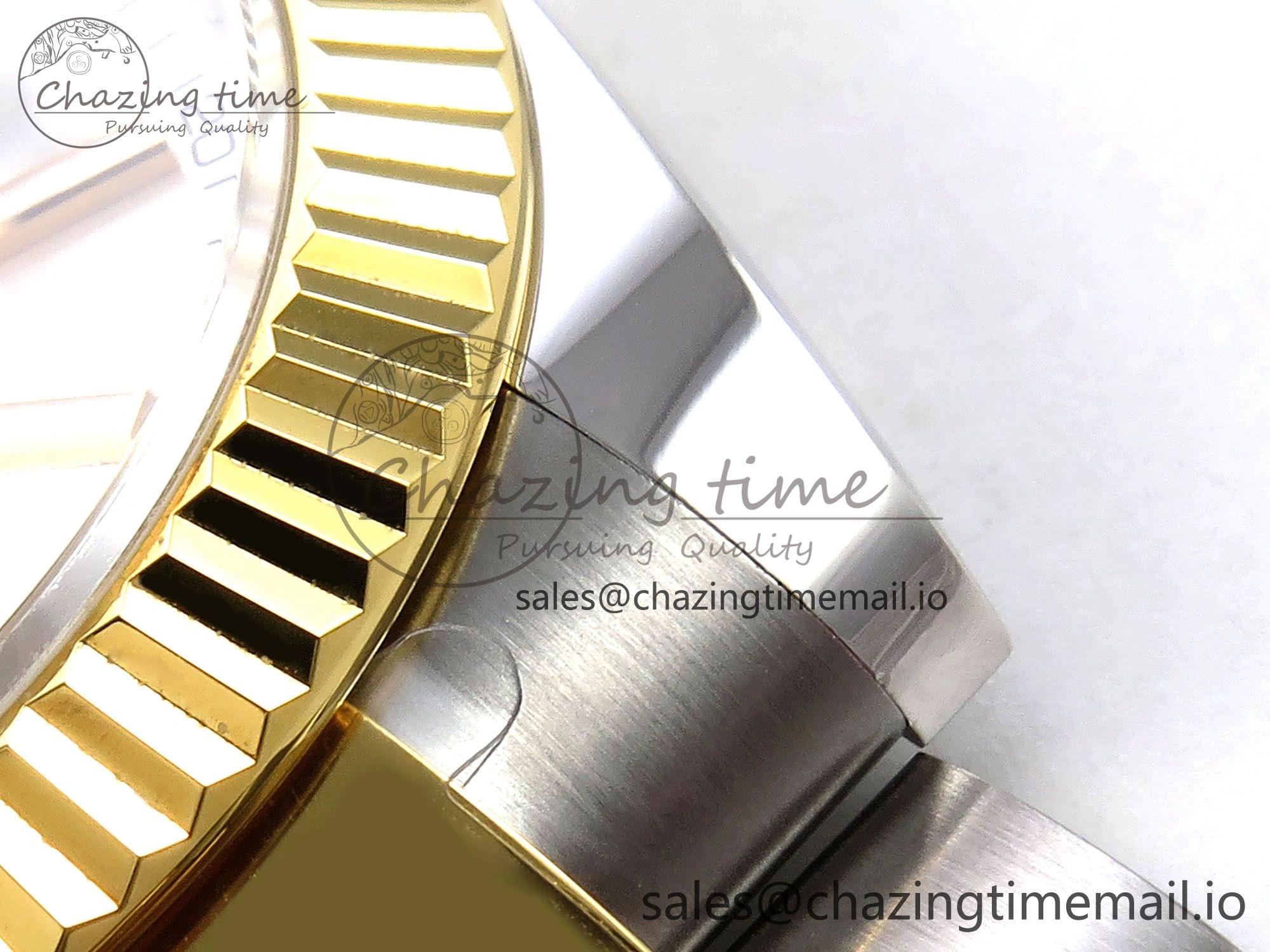 DateJust 41 SS YG ARF 1:1 Best Edition 904L Steel Silver Stick Dial on Oyster Bracelet SH MultiPurpose 1262