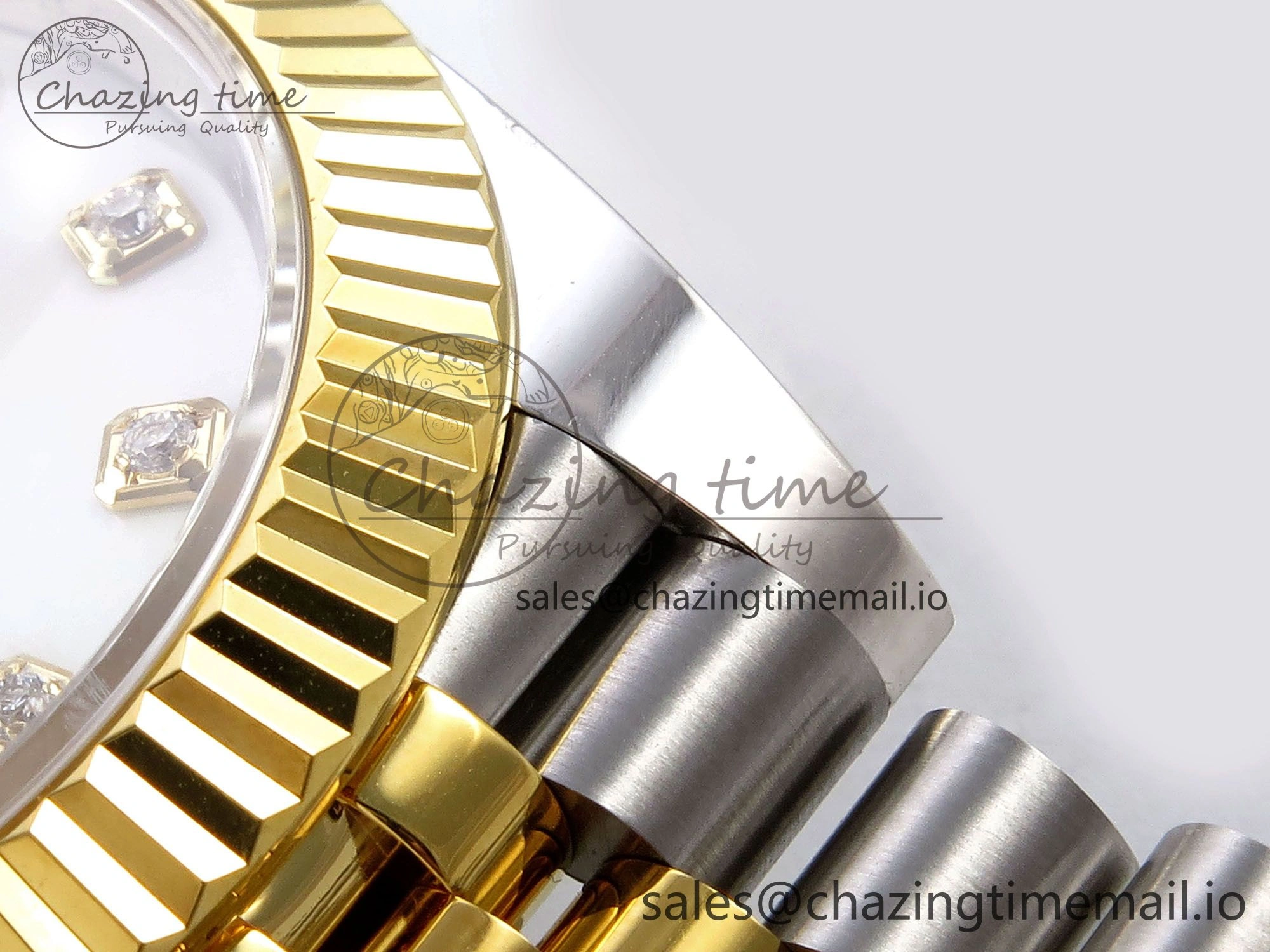 Functional DateJust 41 SS YG ARF 1:1 Best Edition 904L Steel White MOP Dial on Jubilee Bracelet SH3235 (Gain Weight) 1222
