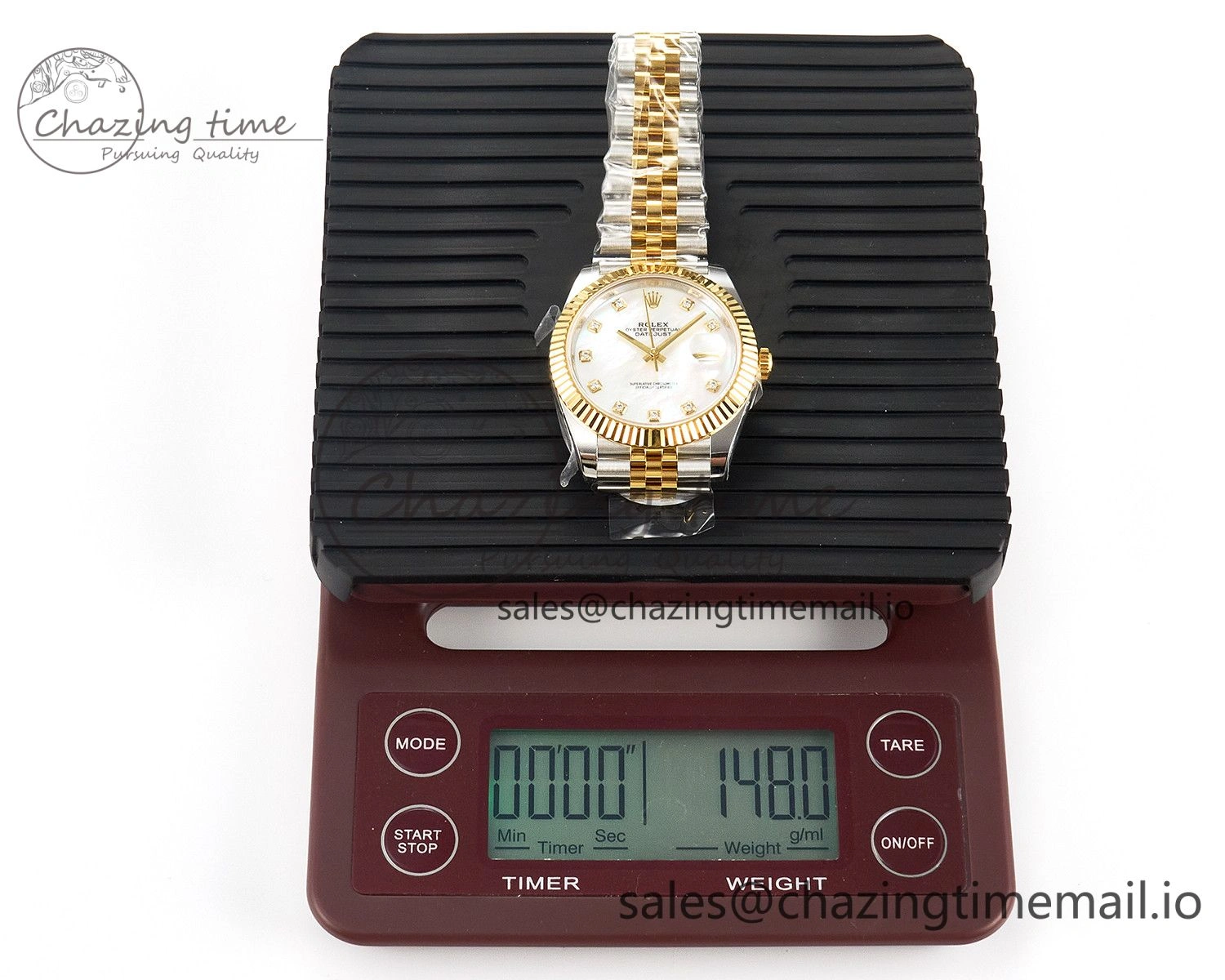Functional DateJust 41 SS YG ARF 1:1 Best Edition 904L Steel White MOP Dial on Jubilee Bracelet SH3235 (Gain Weight) 1222