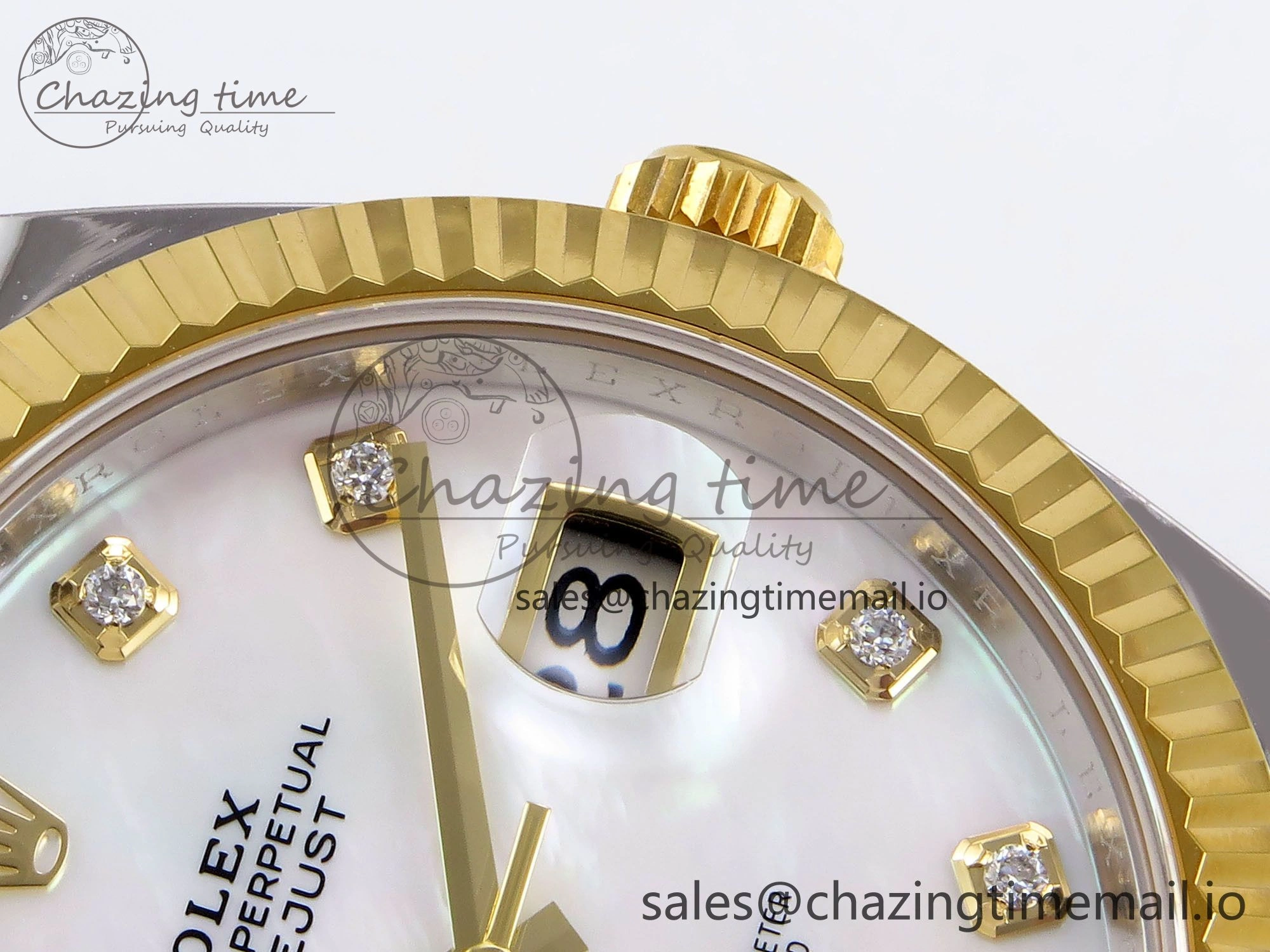 DateJust 41 SS YG ARF 1:1 Best Edition 904L Steel White MOP Dial on Jubilee Bracelet SH Casual 1248