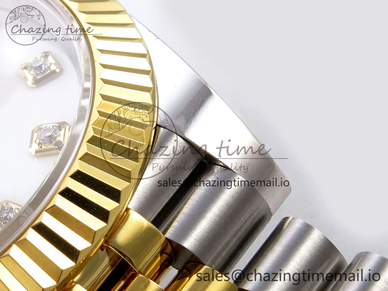 DateJust 41 SS YG ARF 1:1 Best Edition 904L Steel White MOP Dial on Jubilee Bracelet SH Casual 1248