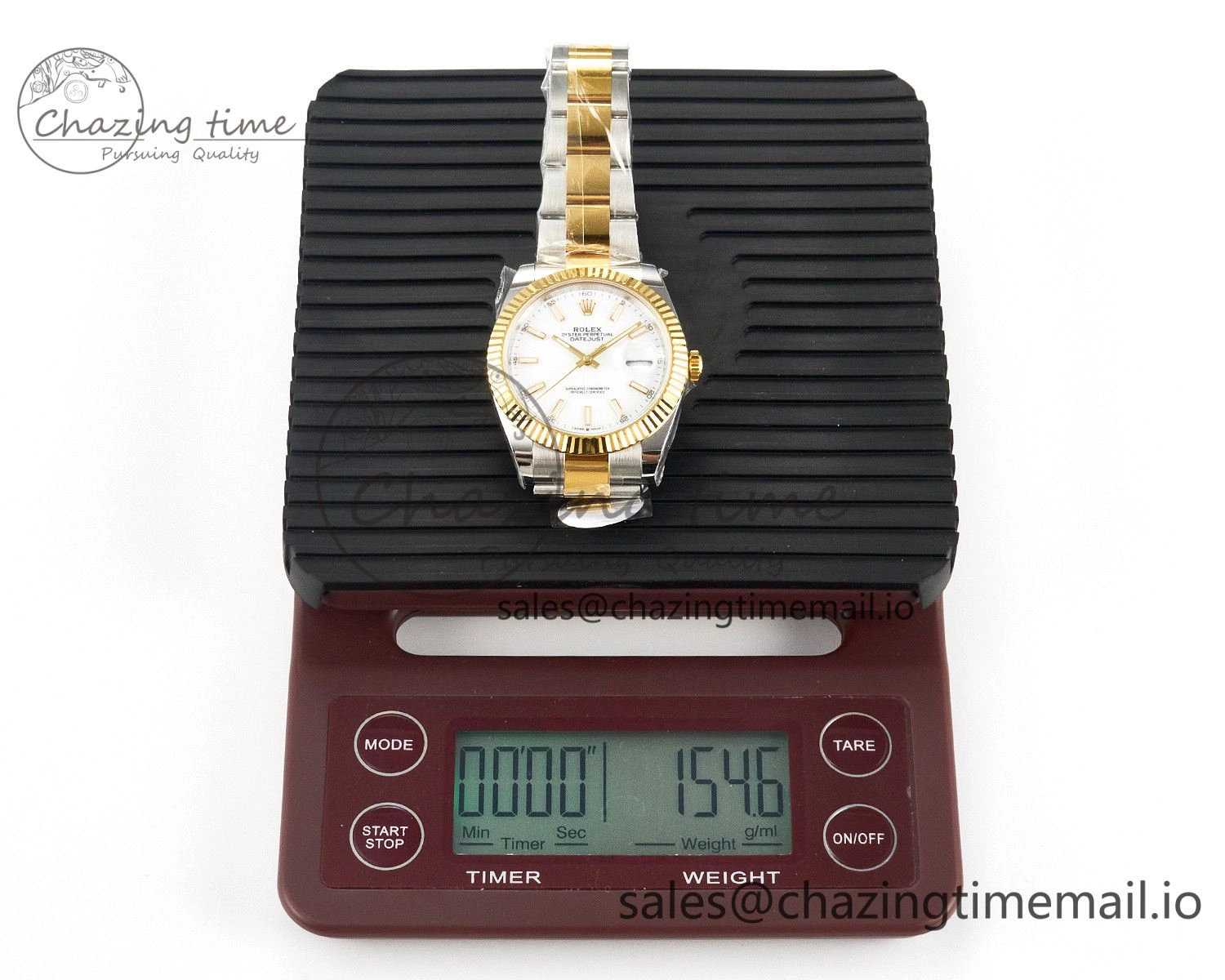 DateJust 41 SS YG ARF 1:1 Best Edition 904L Steel White Stick Dial on Oyster Bracelet SH3235 (Gain Weight) TopPick 1233