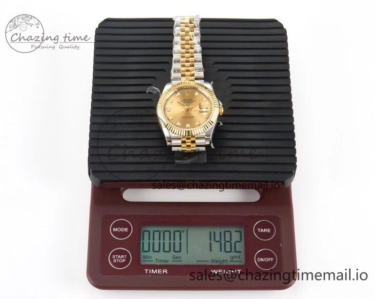 Durable DateJust 41 SS YG ARF 1:1 Best Edition 904L Steel YG Diamonds Dial on Jubilee Bracelet SH3235 (Gain Weight) 1217