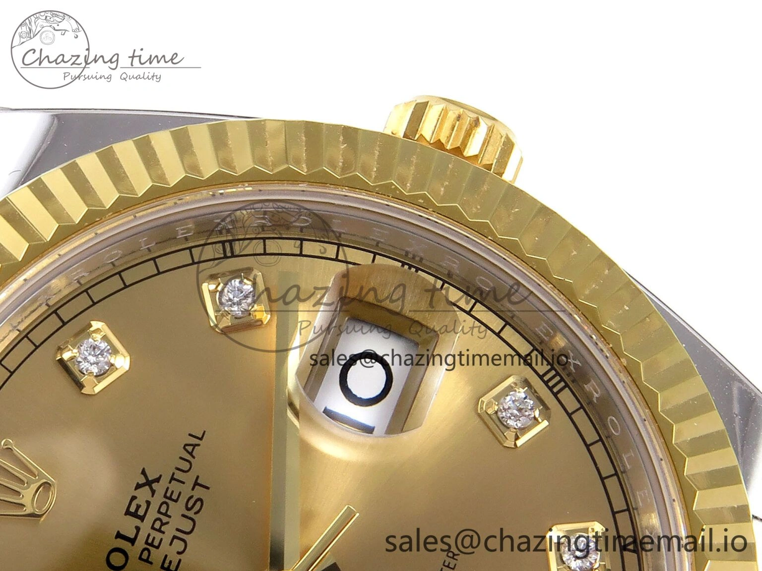 DateJust 41 SS YG ARF 1:1 Best Edition 904L Steel YG Diamonds Dial on Oyster Bracelet SH OdorResistant 1256