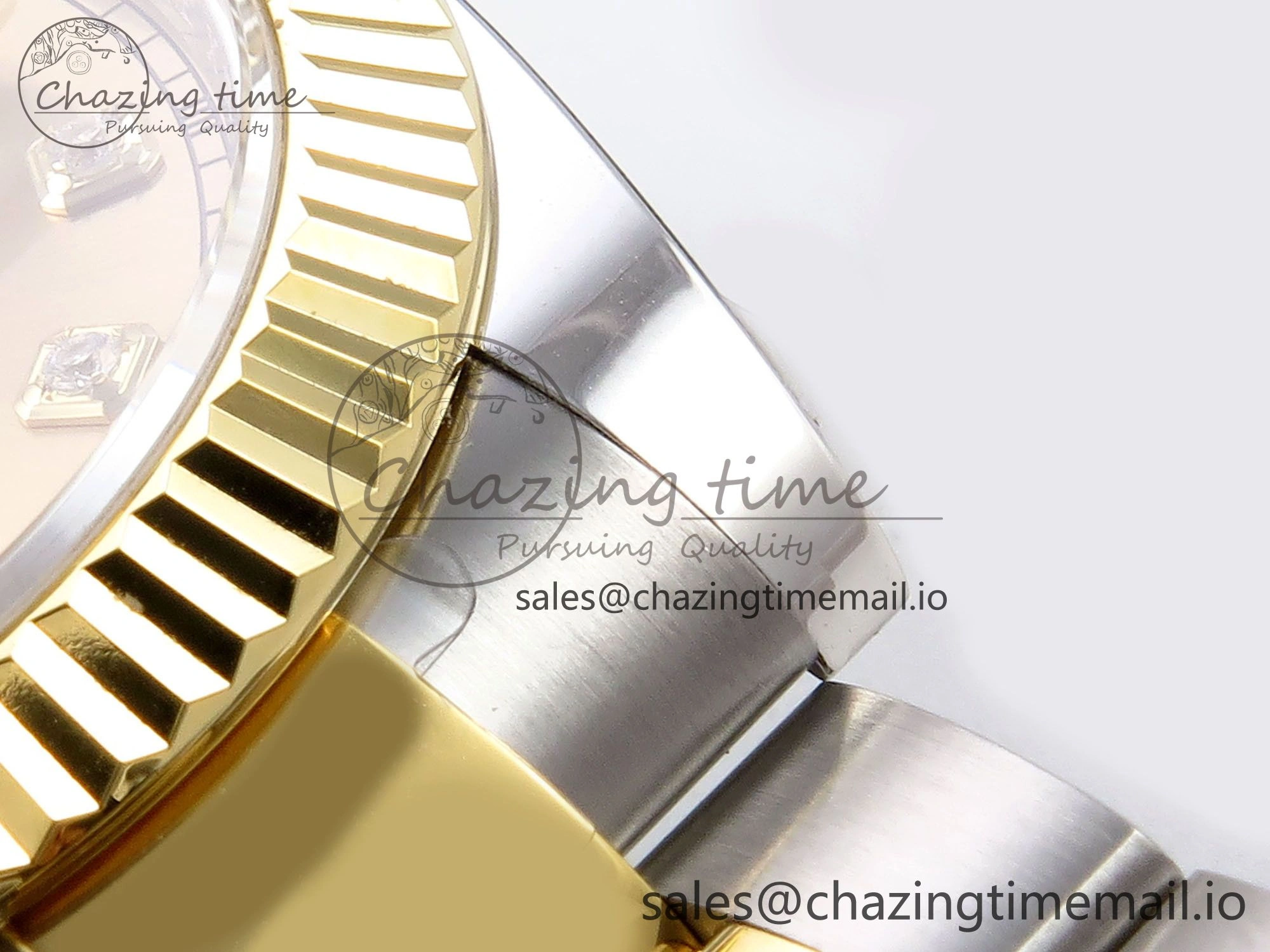 DateJust 41 SS YG ARF 1:1 Best Edition 904L Steel YG Diamonds Dial on Oyster Bracelet SH OdorResistant 1256