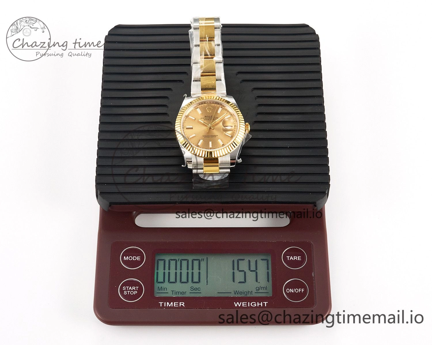 DateJust 41 SS YG ARF 1:1 Best Edition 904L Steel YG Stick Dial on Oyster Bracelet SH3235 (Gain Weight) Lightweight 1232