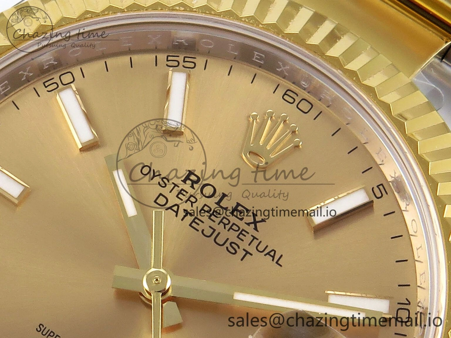 DateJust 41 SS YG ARF 1:1 Best Edition 904L Steel YG Stick Dial on Oyster Bracelet SH Casual 1260