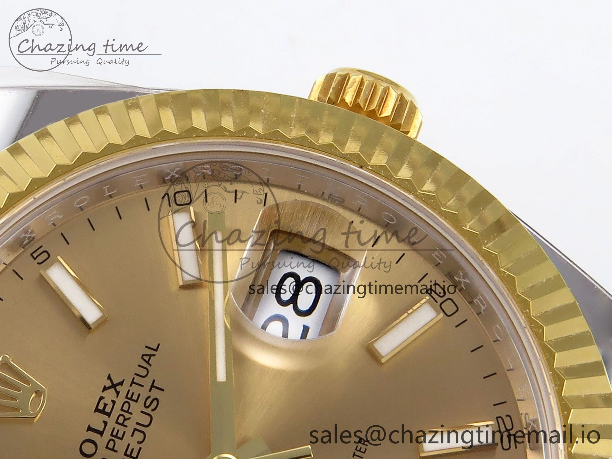 DateJust 41 SS YG ARF 1:1 Best Edition 904L Steel YG Stick Dial on Oyster Bracelet SH Casual 1260