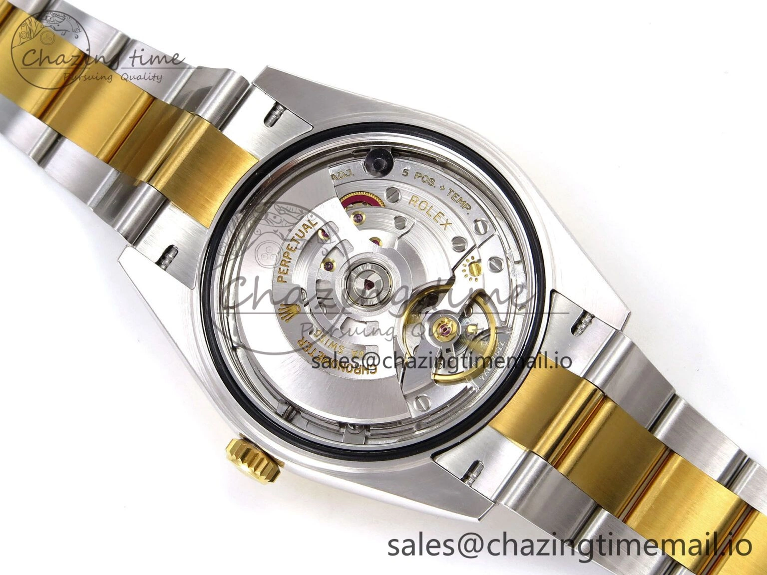 Youthful DateJust 41 SS YG ARF 1:1 Best Edition 904L Steel YG Textured Stick Dial on Oyster Bracelet SH 1258