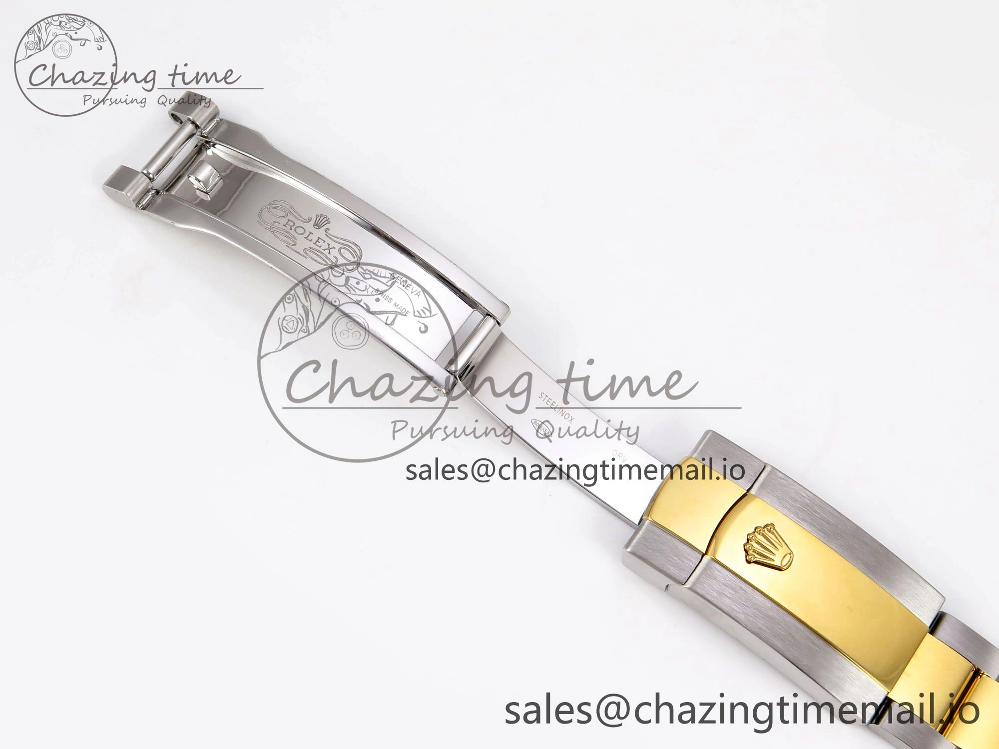 Youthful DateJust 41 SS YG ARF 1:1 Best Edition 904L Steel YG Textured Stick Dial on Oyster Bracelet SH 1258