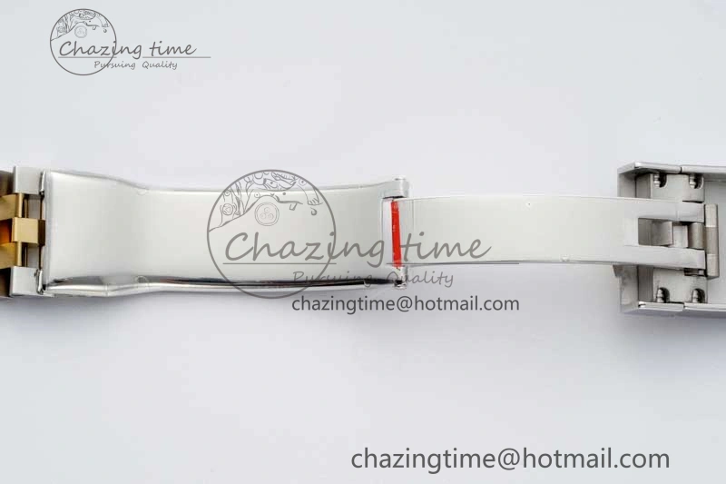 Breathable DateJust 41 SS YG JDF 1:1 Best Edition 904L Steel Black Stick Dial on SS YG Jubilee Bracelet VR3235 V 2113