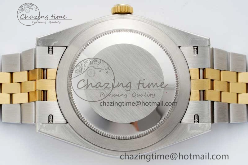 TravelReady DateJust 41 SS YG JDF 1:1 Best Edition 904L Steel YG Stick Dial on SS YG Jubilee Bracelet VR3235 V 2112