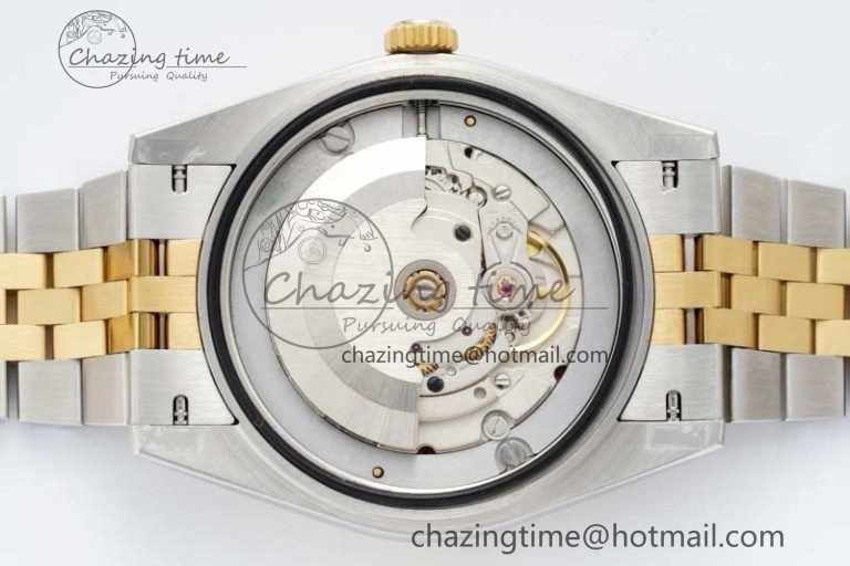 TravelReady DateJust 41 SS YG JDF 1:1 Best Edition 904L Steel YG Stick Dial on SS YG Jubilee Bracelet VR3235 V 2112