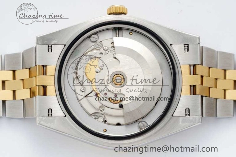 TravelReady DateJust 41 SS YG JDF 1:1 Best Edition 904L Steel YG Stick Dial on SS YG Jubilee Bracelet VR3235 V 2112
